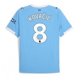 Manchester City Mateo Kovacic #8 Thuis tenue 2025-26 Korte Mouw